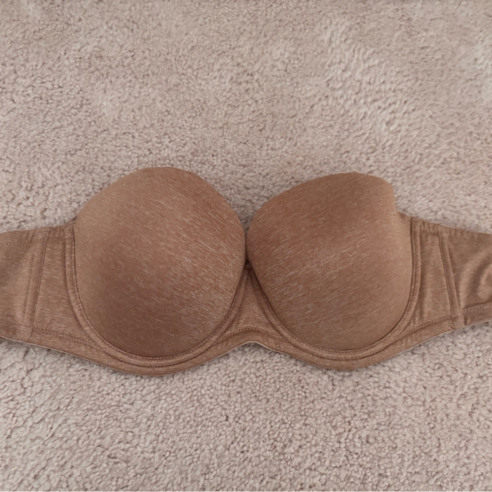 Delimira Tan Seamless Strapless Bra